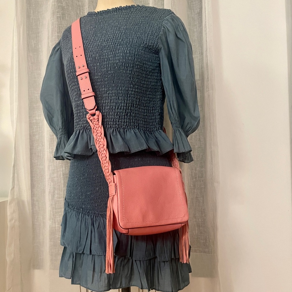 Rebecca Minkoff Pink Fringe Crossbody
